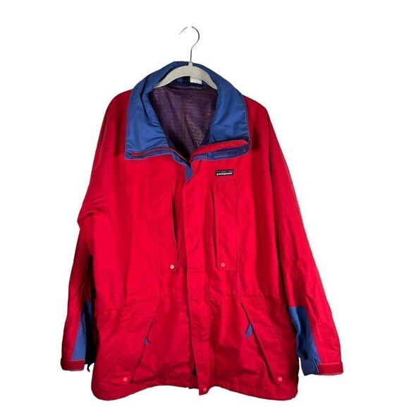 Vintage 1990’s Patagonia Red and blue Nylon Jacket